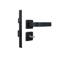 Fechadura Para Banheiro Roseta Módena Preto Fosco MGM 40mm  - 5