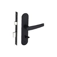 Fechadura Para Porta Banheiro Espelho Concept 401 Preta Pado 40mm - 3