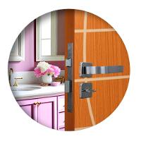 Fechadura Para Banheiro Roseta Módena Cromado MGM