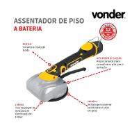 Maquina Assentar Piso A Bateria 12V MAP 120 Vonder - 3