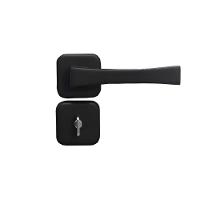 Fechadura Para Porta De Banheiro Roseta Paris Preto Fosco MGM 40mm - 2