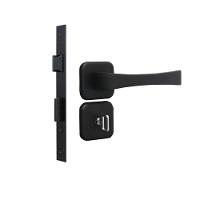 Fechadura Para Porta De Banheiro Roseta Paris Preto Fosco MGM 40mm - 5