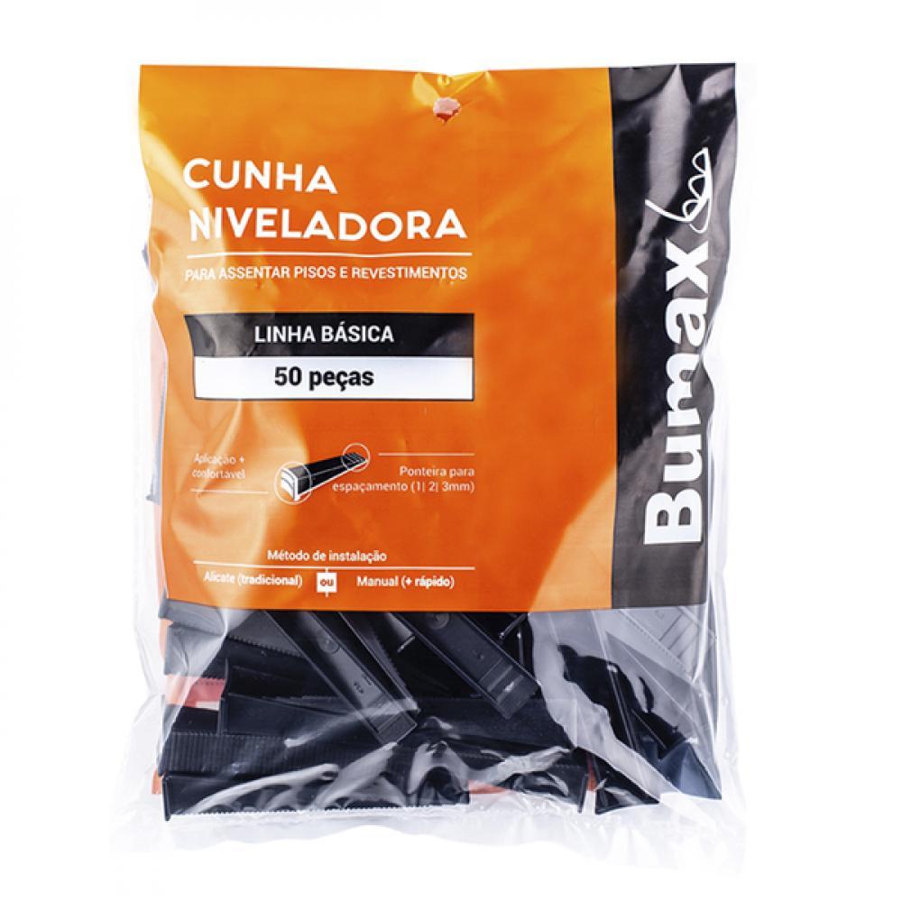 Nivelador Grande Cunha Pacote Com 50 Unidades Bumax - 2