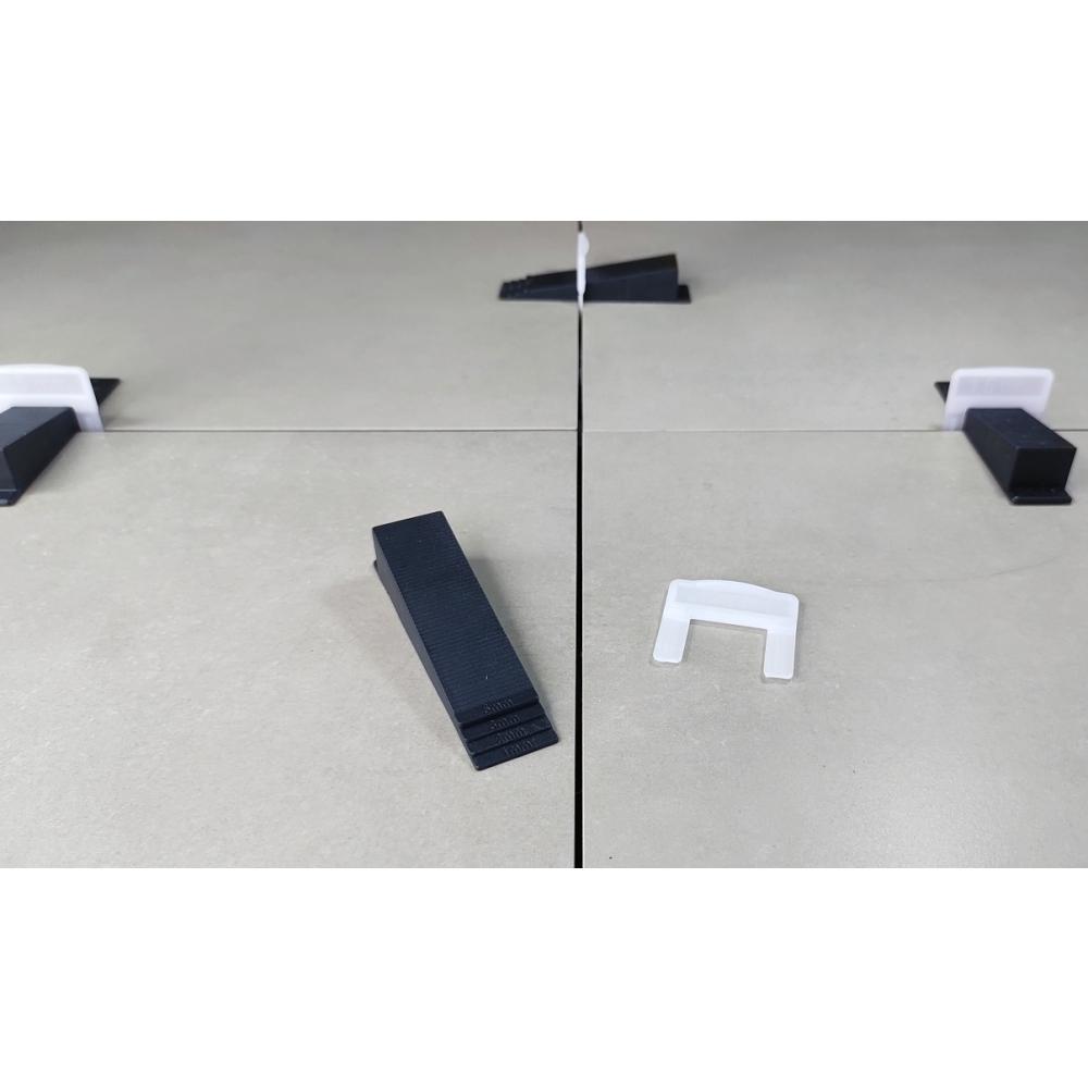 Espaçador Nivelador Grande Ecomax 1,0mm Pacote Com 500 Unidades Para Revestimentos Até 100x100cm Bumax - 4