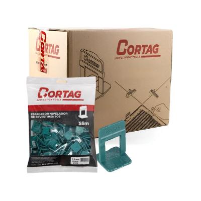 Espaçador Nivelador Slim 2,0mm Verde Cortag C/300 Peças