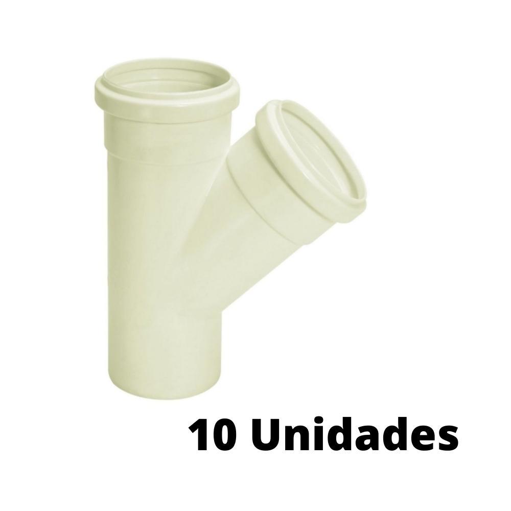Kit 10 Junções Simples Esgoto 100mm Amanco - 3