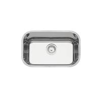Cuba De Inox N1 Lavínia 47x30x14cm Com Válvula 3.1/2'' 94052/407 Polida Tramontina com Sifão Sanfonado Universal Simples 1.1/2" - 6