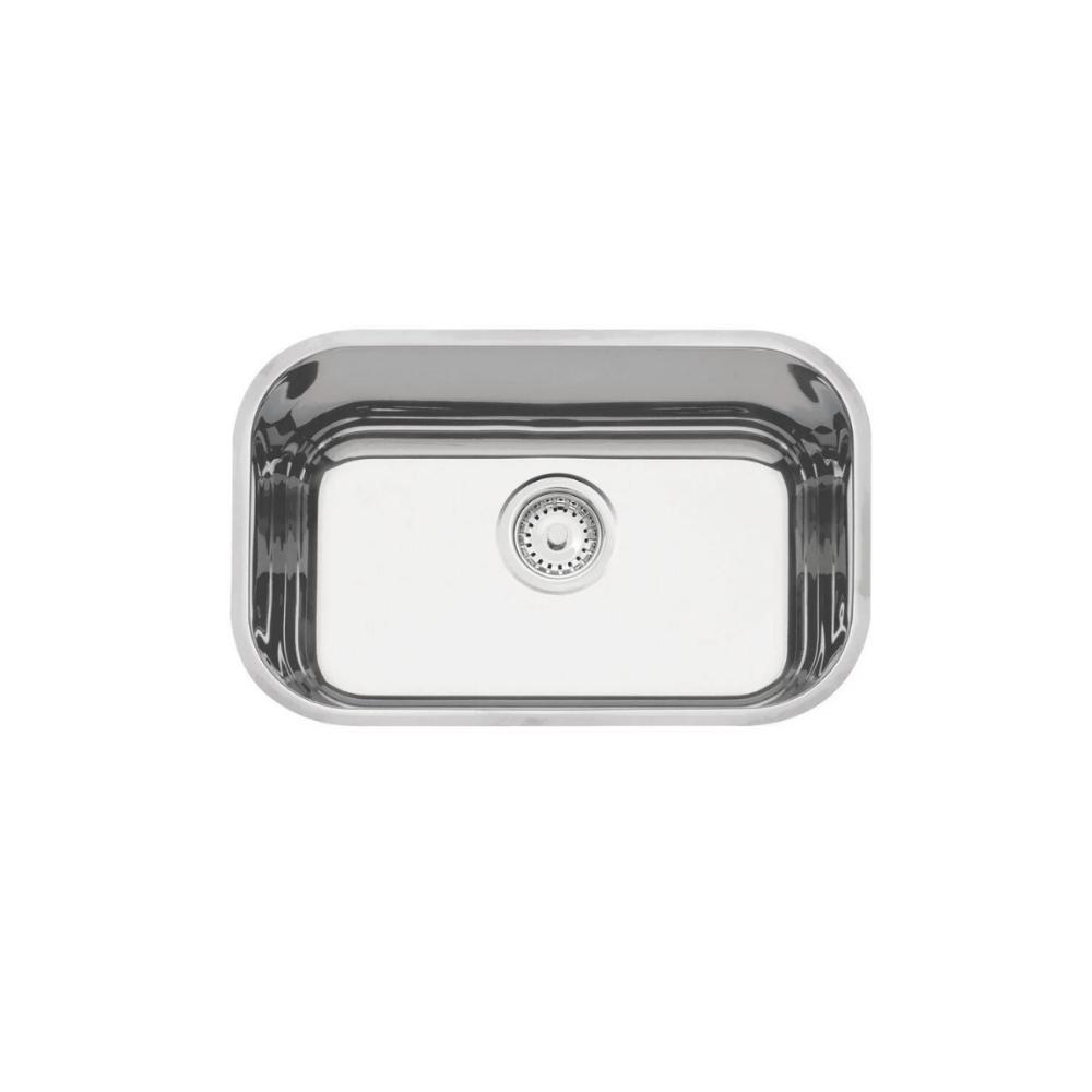 Cuba De Inox N1 Lavínia 47x30x14cm Com Válvula 3.1/2'' 94052/407 Polida Tramontina com Sifão Universal Com Copo - 5