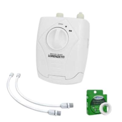 Aquecedor Versatil Elétrico para Monocomando Lavatório 5500W Lorenzetti 127V e Kit Instalação
