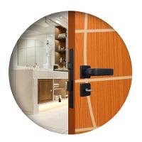 Kit 2 Fechadura Firenze Banheiro Preto Fosco 4cm MGM - 2