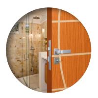 Kit 2 Fechadura Firenze Banheiro Alumínio 4cm MGM - 2