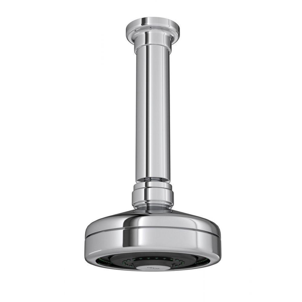 Kit 2 Chuveiro De Teto Redondo Acqua Plus 1990 Com Tubo Cromado Deca - 2