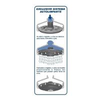 Kit 2 Chuveiro De Teto Redondo Acqua Plus 1990 Com Tubo Cromado Deca - 6