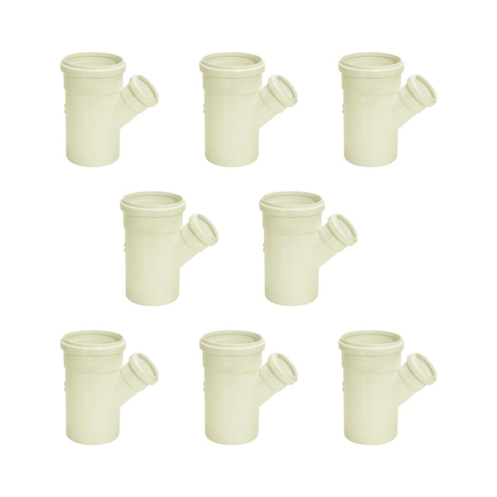 Kit 8 Junções Simples De Redução Esgoto 150x100mm Amanco - 1