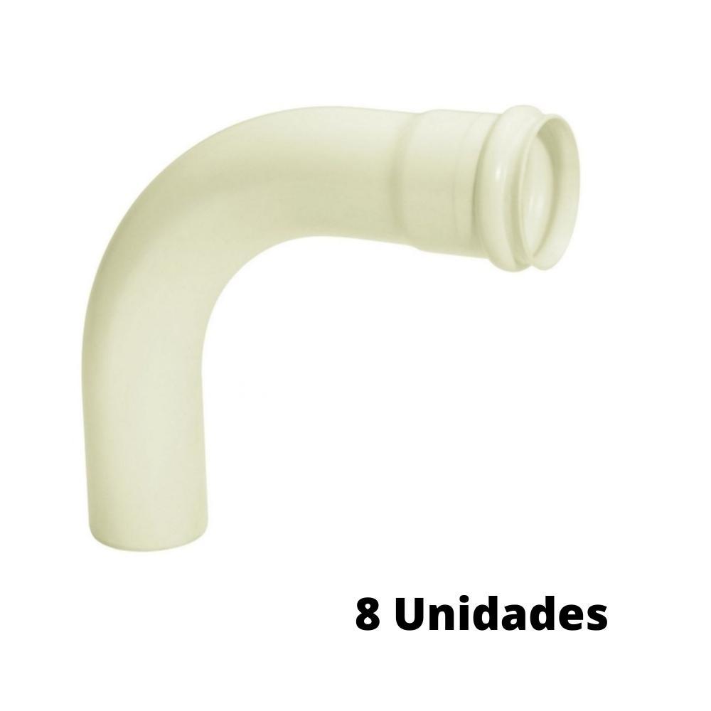 Kit 8 Curva 90° Longa Esgoto 100mm Amanco - 3