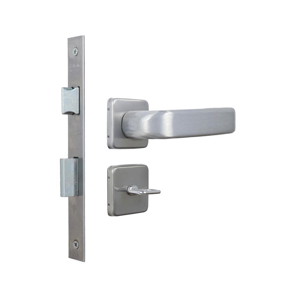 Kit 3 Fechadura Firenze Banheiro Alumínio 4cm MGM - 3