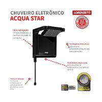 Chuveiro Eletrônico Acqua Star Ultra 220v 6800w Preto Lorenzetti - 3
