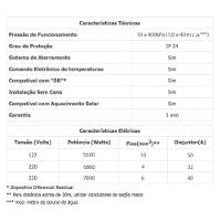 Chuveiro Eletrônico Acqua Storm Ultra 220v 6800w Branco Lorenzetti - 6