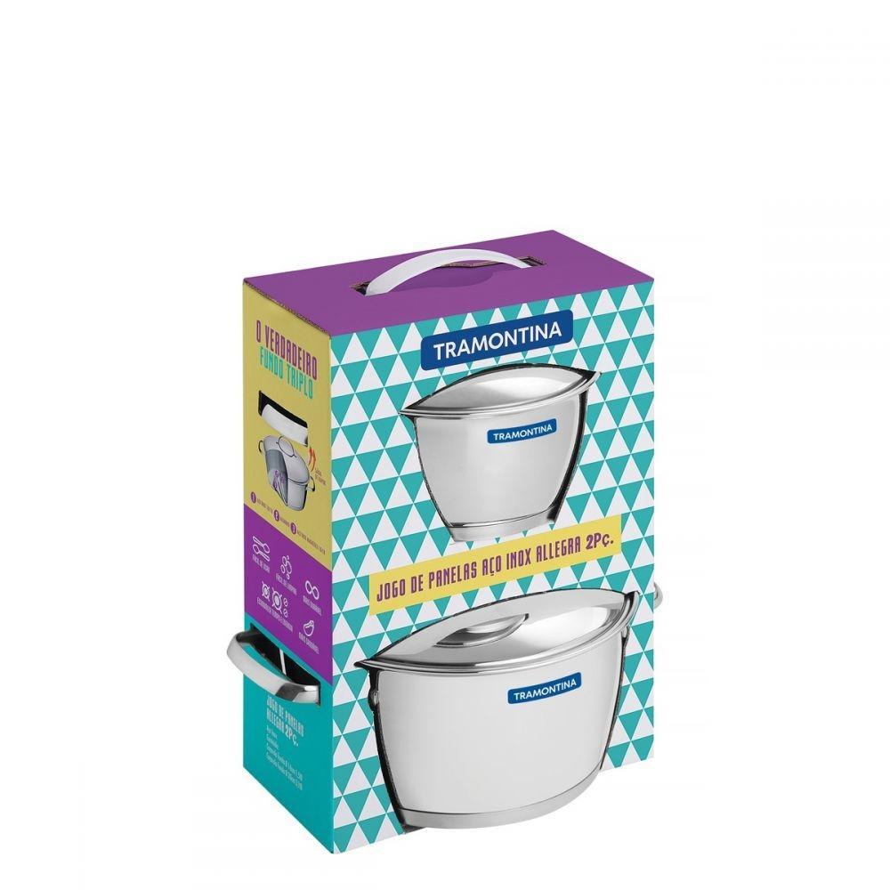 Jogo De Panelas Em Inox Allegra Com 2 Peças 65660/230 Tramontina - 3