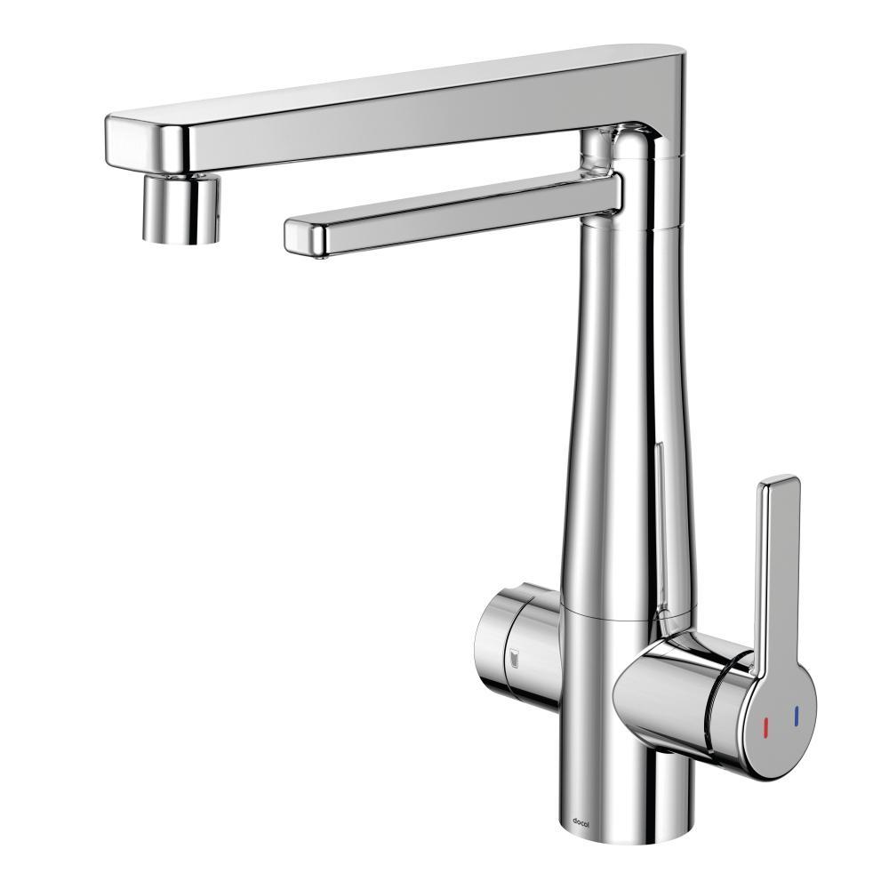 Misturador Monocomando de Mesa Para Cozinha Com Filtro Purificador de Água Nova Vitalis Cromado Docol - 1