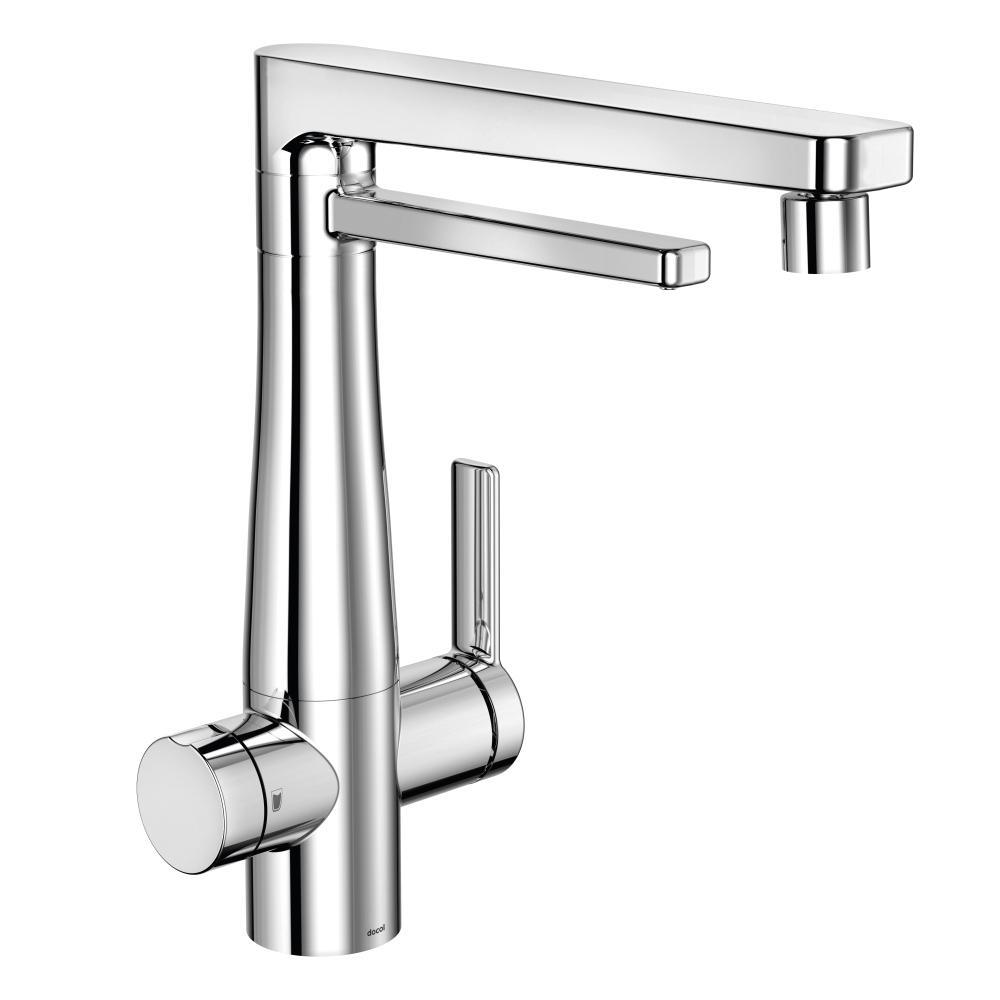 Misturador Monocomando de Mesa Para Cozinha Com Filtro Purificador de Água Nova Vitalis Cromado Docol - 2