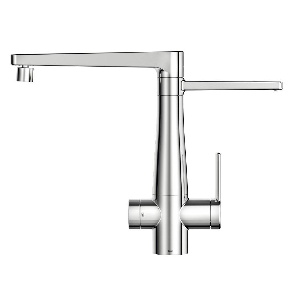 Misturador Monocomando de Mesa Para Cozinha Com Filtro Purificador de Água Nova Vitalis Cromado Docol - 3