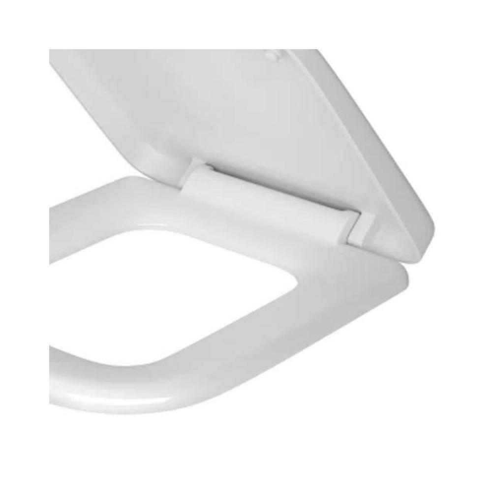 Assento Sanitário De Plástico Amortecido Quadra Ap215 Branco Deca - 6