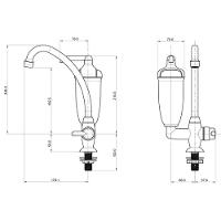 Torneira Para Cozinha De Mesa Com Filtro Acqua Bella Cromada Lorenzetti - 3