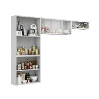 Kit Cozinha De Aço Rose 1,65x2,45m Com 7 Portas E 1 Nicho Branco Itatiaia - 2
