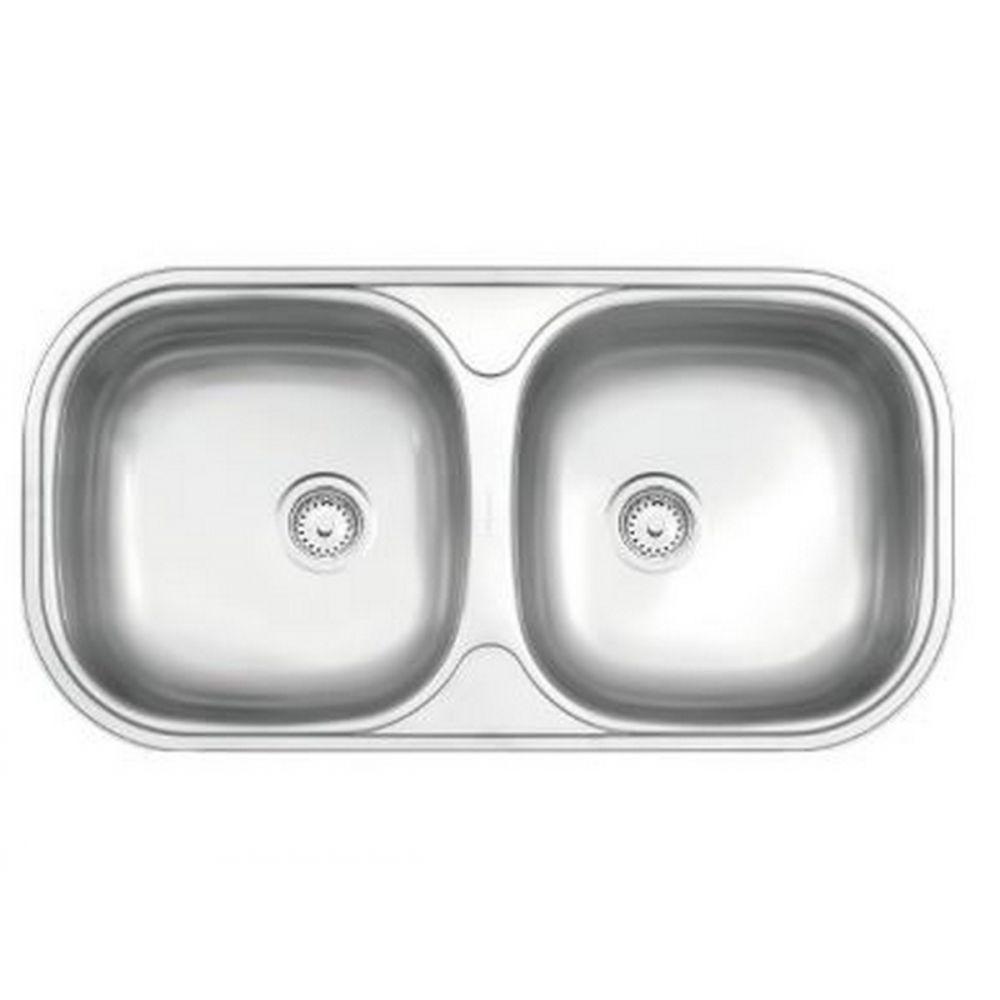 Cuba Retangular De Embutir/Sobrepor Isis Em Aço Inox Acetinado Tramontina 78x40cm - 1