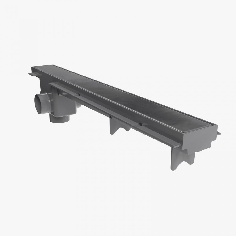 Ralo Linear 50cm Com Tampa Inox Escovado 50cm Astra - 1