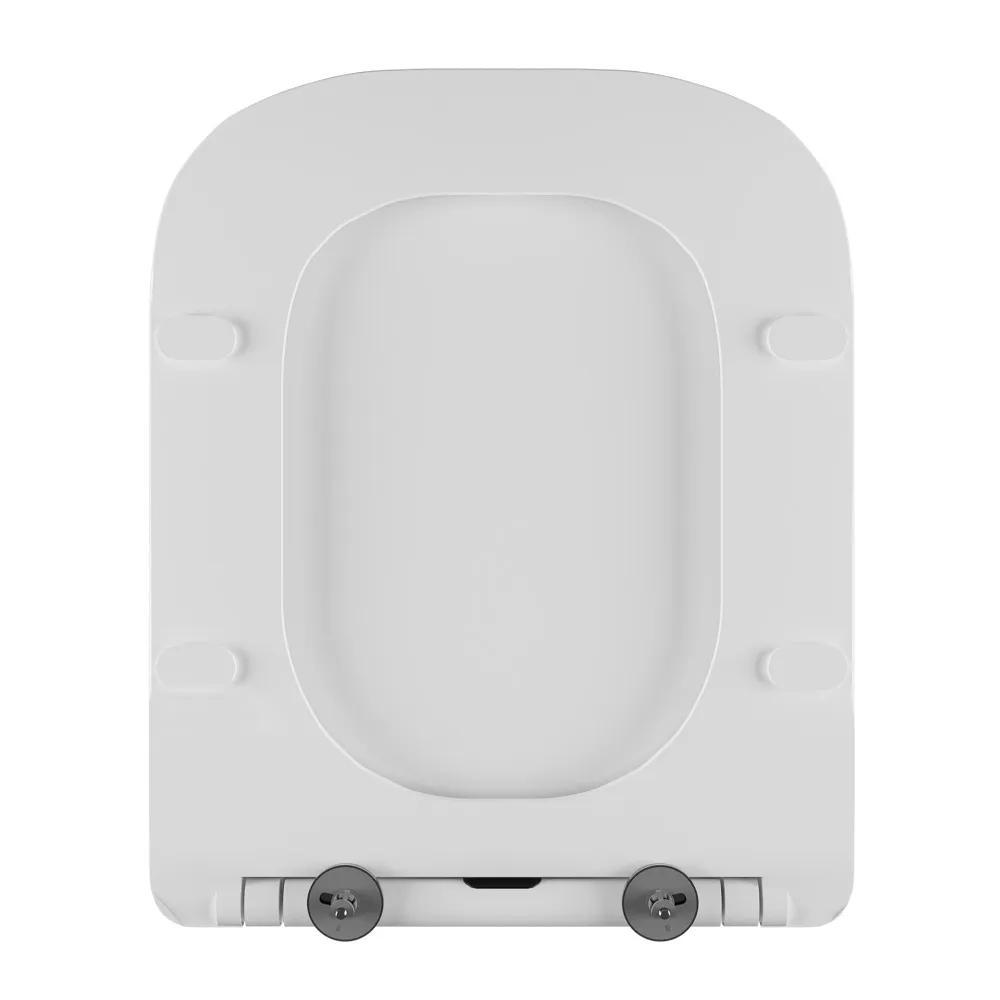 Assento Sanitário Termofixo Quadra Premium Soft Close Click Slim Gelo Astra - 4