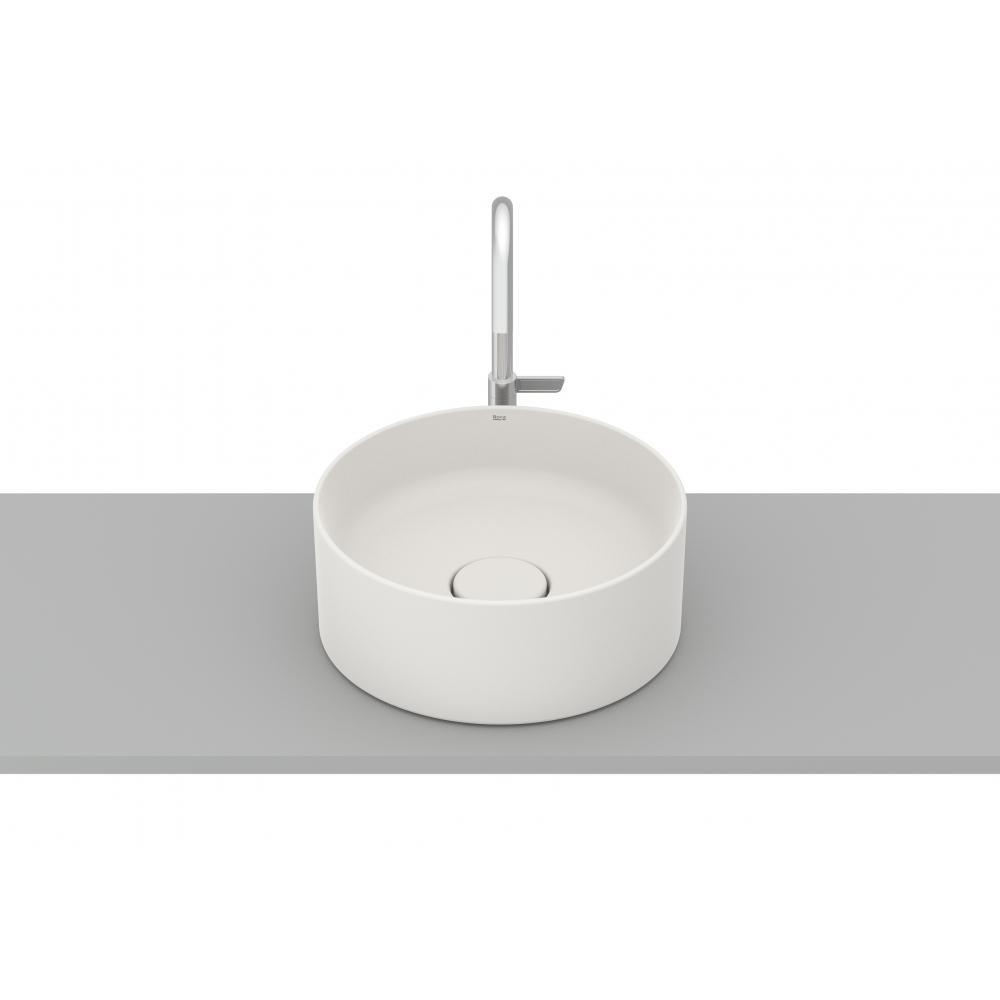 Cuba de Apoio Redonda Sem Mesa Terra T1 Beige Roca 30cm - 3