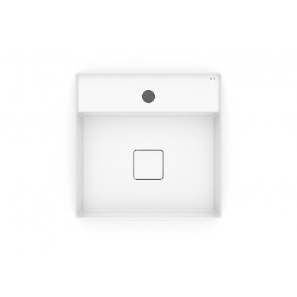 Cuba de Apoio Quadrada Com Mesa Terra T9 Branco Roca 40x40cm - 3