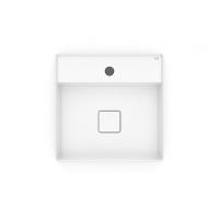 Cuba de Apoio Quadrada Com Mesa Terra T9 Branco Roca 40x40cm - 3