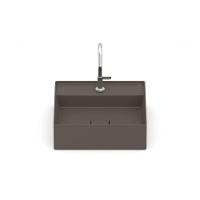 Cuba de Apoio Quadrada Com Mesa Terra T9 Café Roca 40x40cm - 7