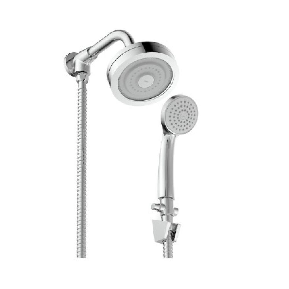 Chuveiro Redondo Auto Limpeza Com Desviador Master Cromado Celite 12cm - 1