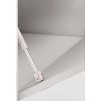 Gabinete Para Banheiro Com Lavatório E Espelho Lírio Branco MGM Móveis 59cm - 5