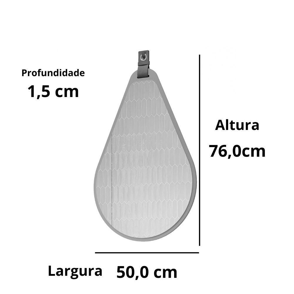 Gabinete Para Banheiro Com Lavatório E Espelho Vêneto Capuccino/Freijo MGM Móveis 60cm - 4