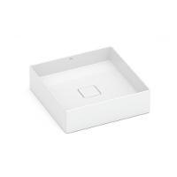 Cuba de Apoio Quadrada Sem Mesa Terra T5 Branco Roca 40x40cm - 1