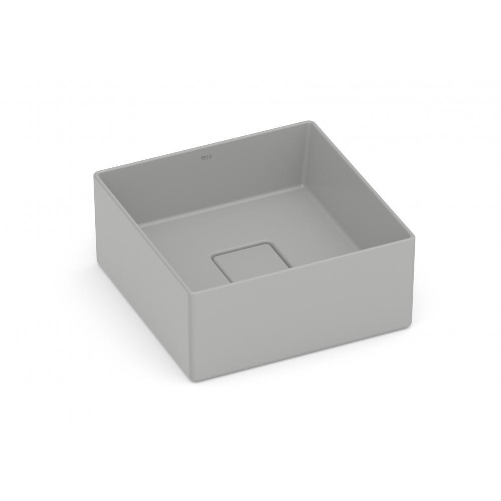 Cuba de Apoio Quadrada Sem Mesa Terra T3 Stone Roca 30x30cm - 1