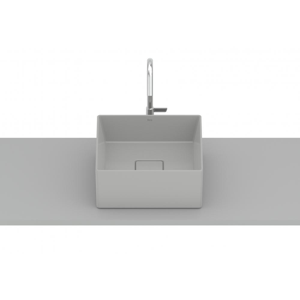 Cuba de Apoio Quadrada Sem Mesa Terra T3 Stone Roca 30x30cm - 2