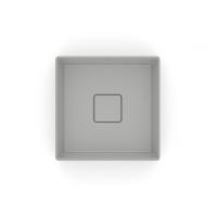 Cuba de Apoio Quadrada Sem Mesa Terra T3 Stone Roca 30x30cm