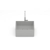 Cuba de Apoio Quadrada Sem Mesa Terra T3 Stone Roca 30x30cm - 7