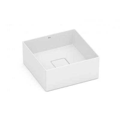 Cuba de Apoio Quadrada Sem Mesa Terra T3 Blanco Mate Roca 30x30cm