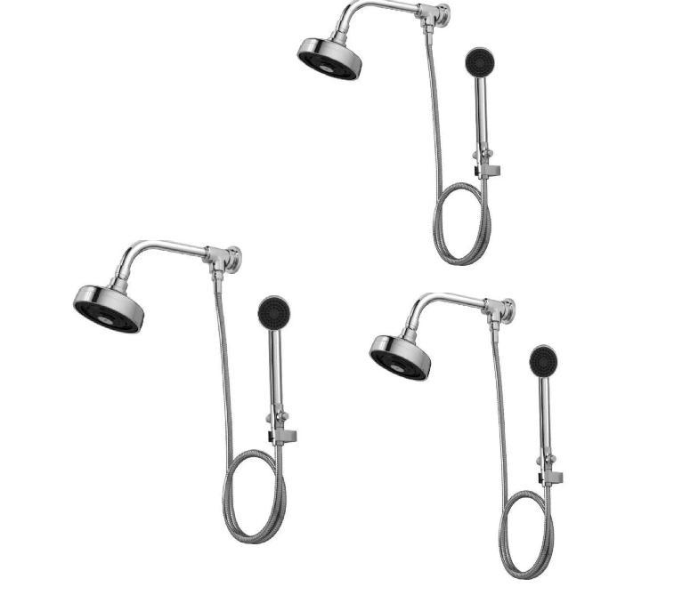 Kit 3 Chuveiro Acqua Plus Com Desviador Universal E Ducha Max Cromada Deca - 6