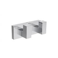 Cabide Duplo Para Banheiro Quadratta 2062 Cromado Deca - 1