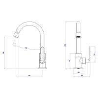 Torneira Para Lavatório De Mesa Flex Plus Bica Alta Cromado Deca - 6