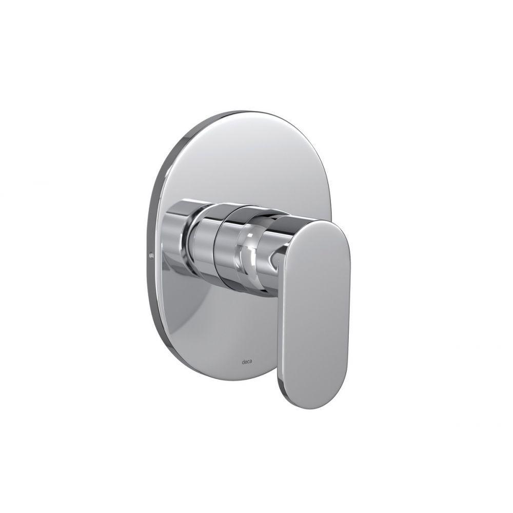 Acabamento Monocomando Para Chuveiro Drop Alta E Baixa Pressão Cromado Deca - 1