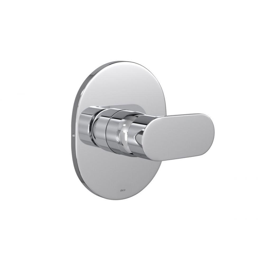 Acabamento Monocomando Para Chuveiro Drop Alta E Baixa Pressão Cromado Deca - 2